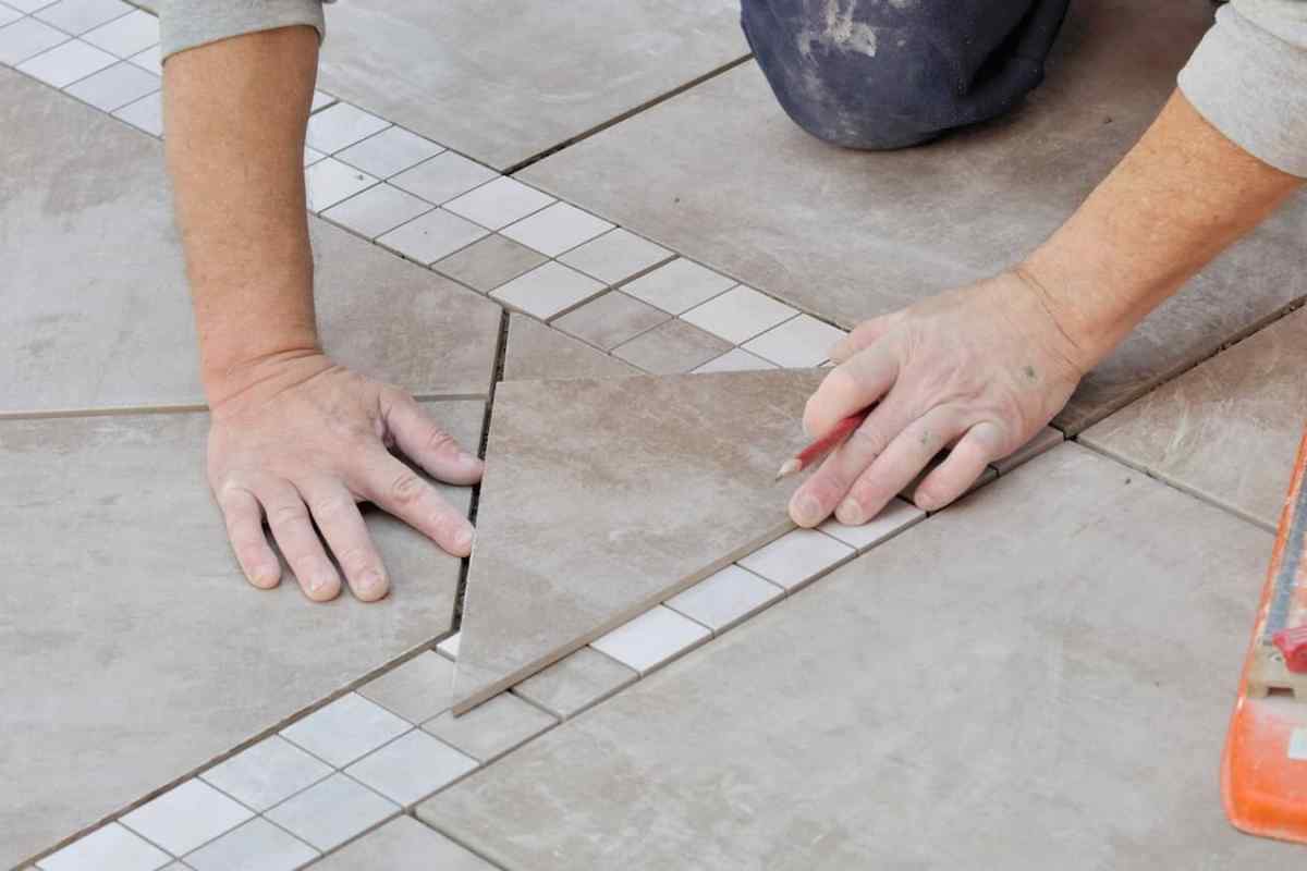 Пристрій підлоги з керамічної плитки