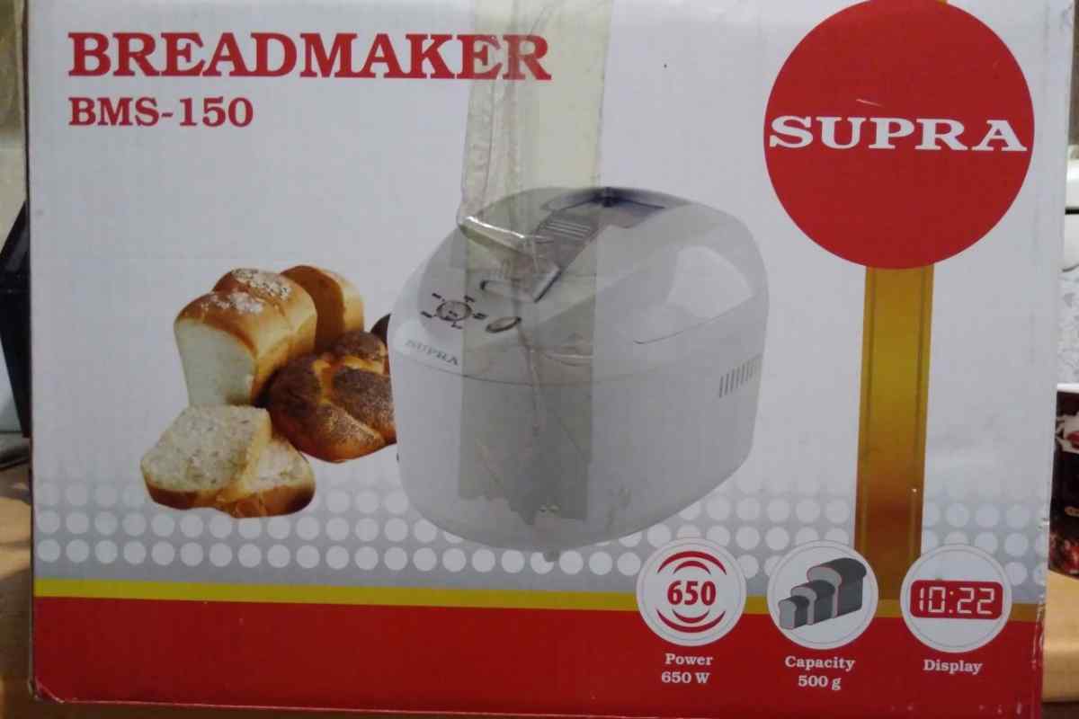 Як спекти кекс у хлібопічці supra bms-150