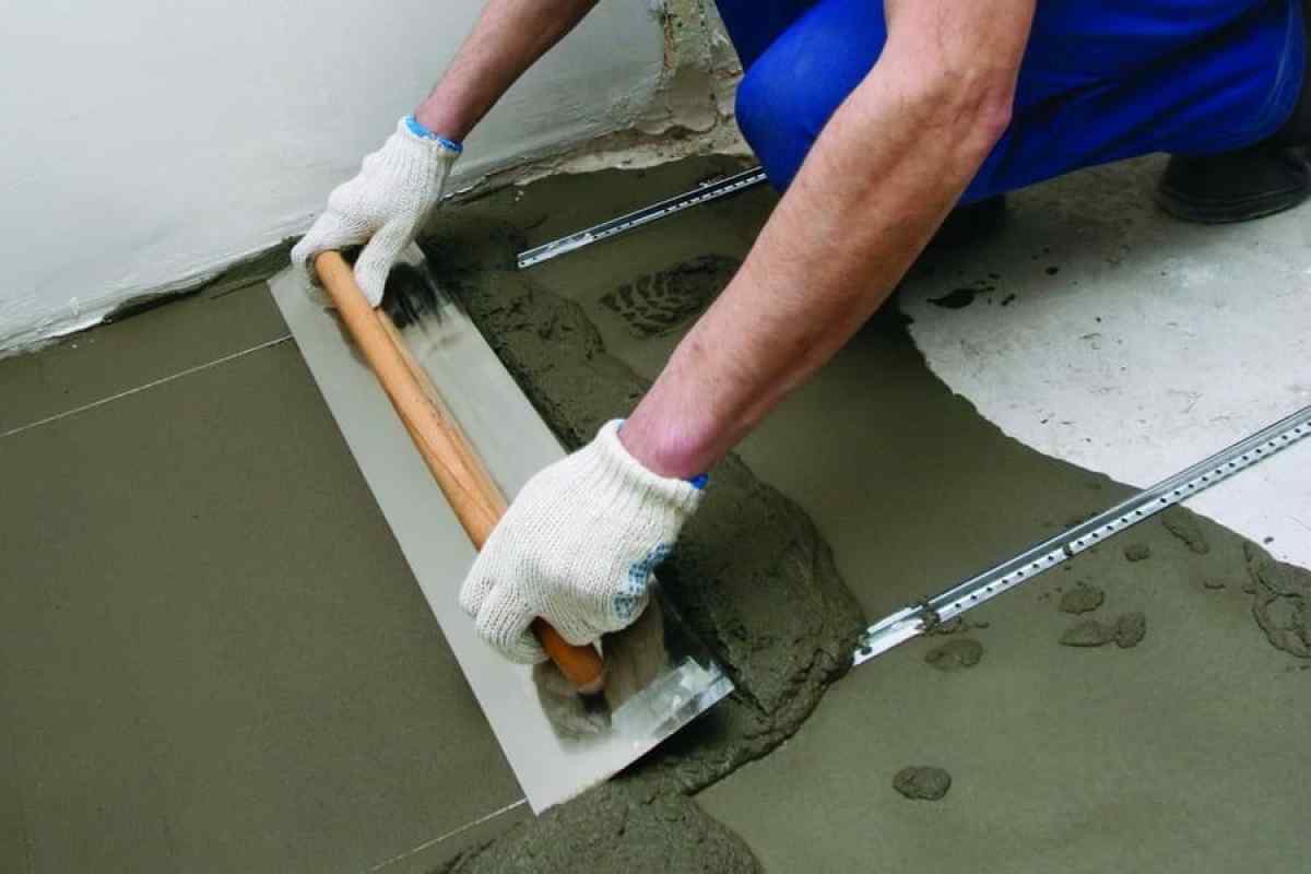 Як бетонувати підлогу