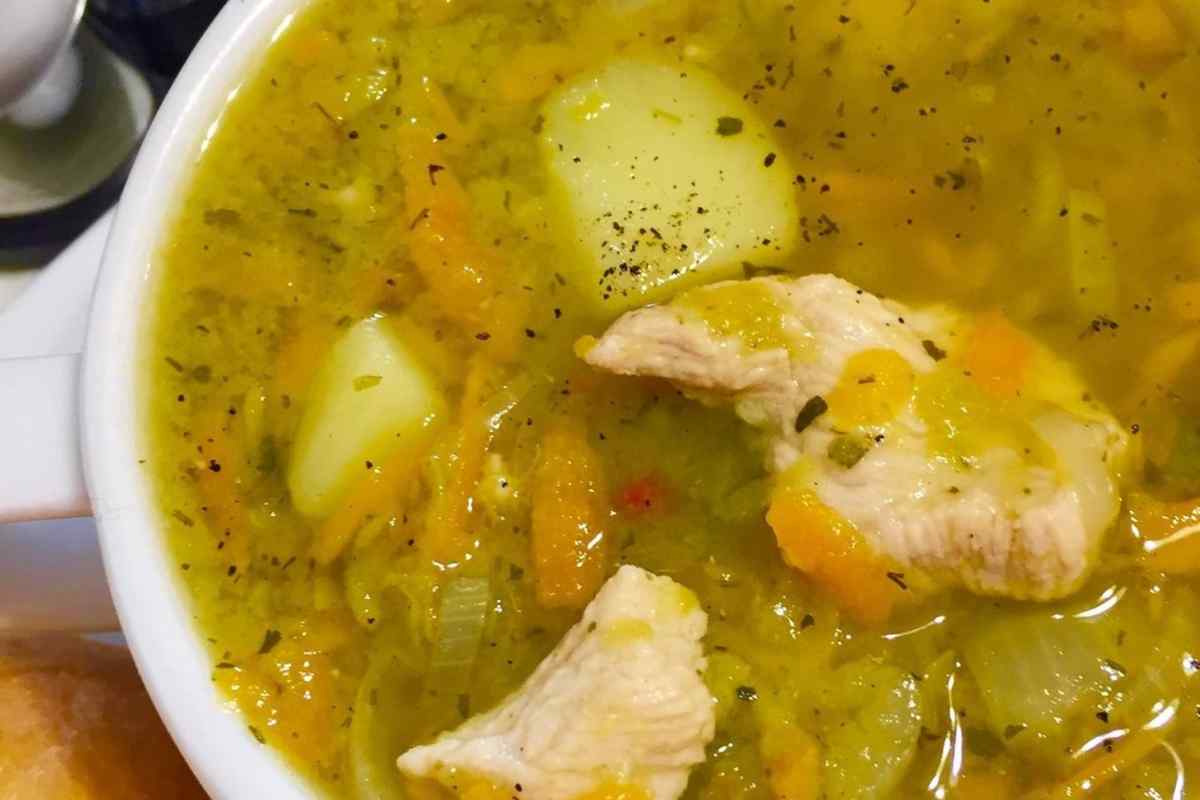 Фото рецепт горохового супа с курицей фото