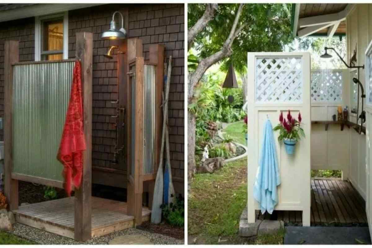 Як облаштувати літній душ