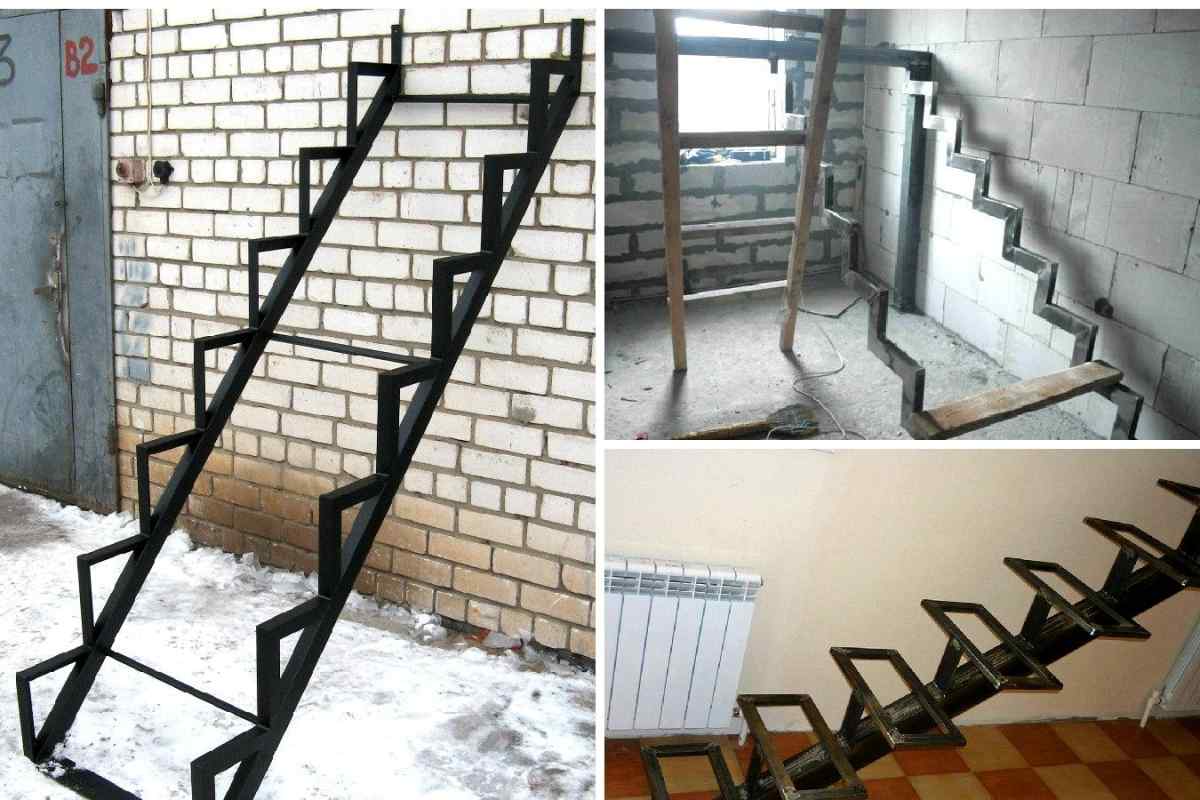 Як зробити металеві сходи
