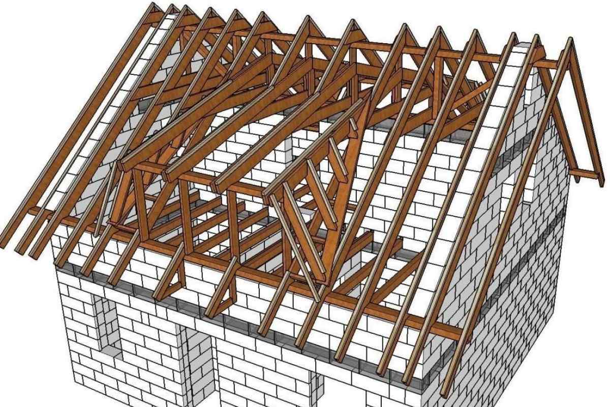 Як побудувати двоскатний дах