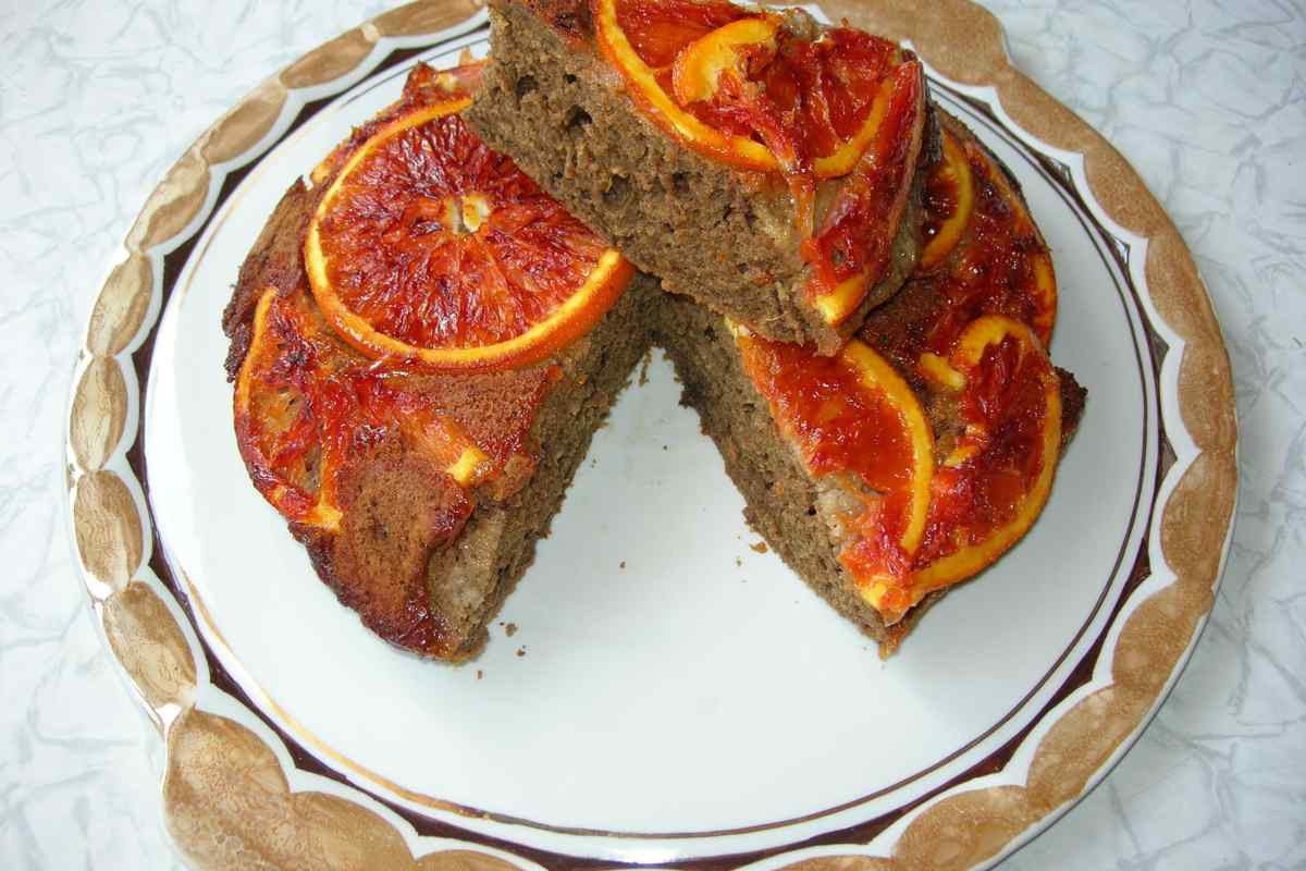 Кавовий пиріг з апельсином