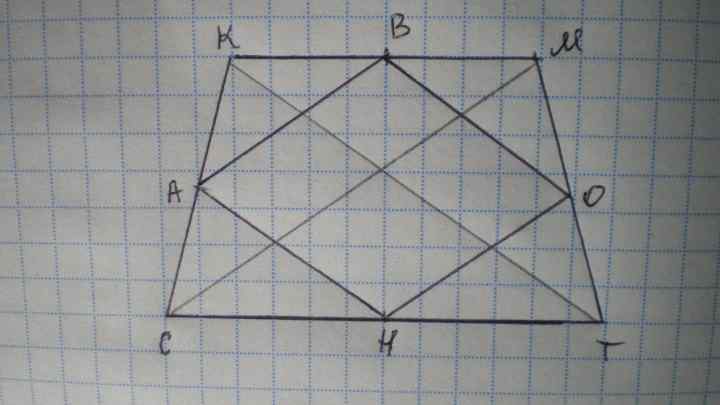 Як накреслити квадрат з діагоналями