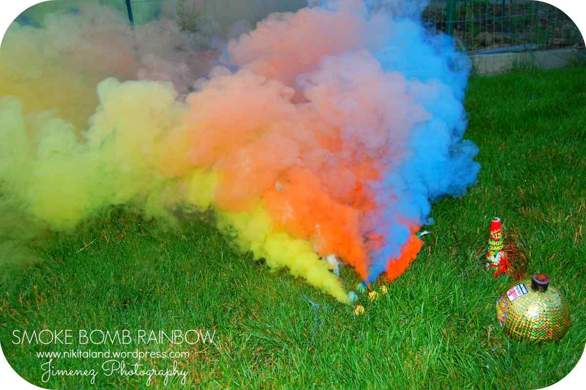 Як зробити кольоровий дим