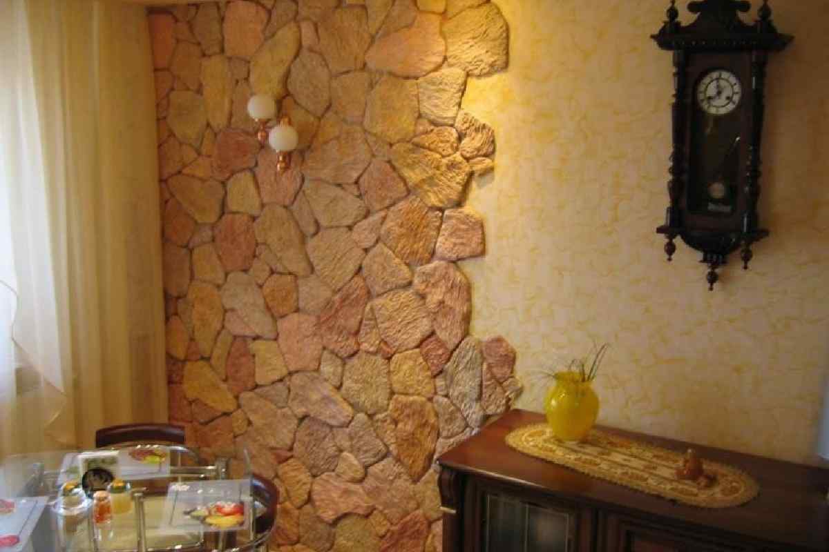 Як зробити штучний камінь для декору стін
