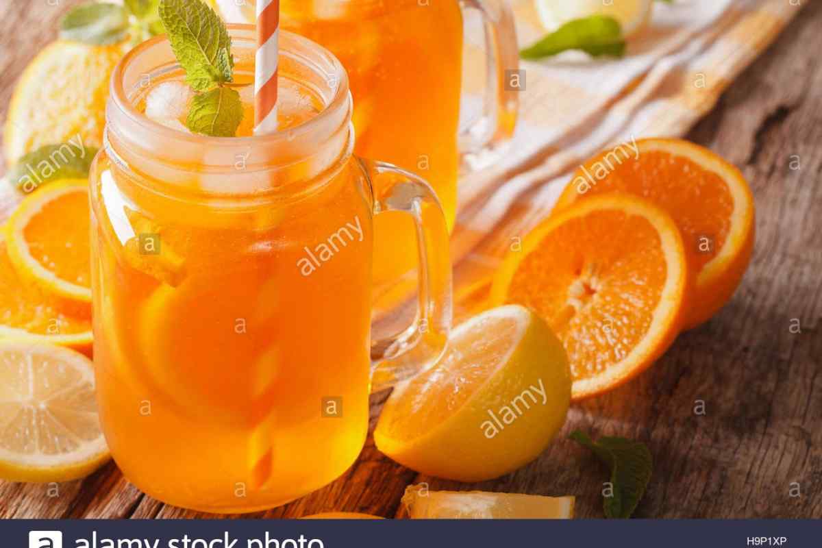 Лимонад з апельсинових корочок
