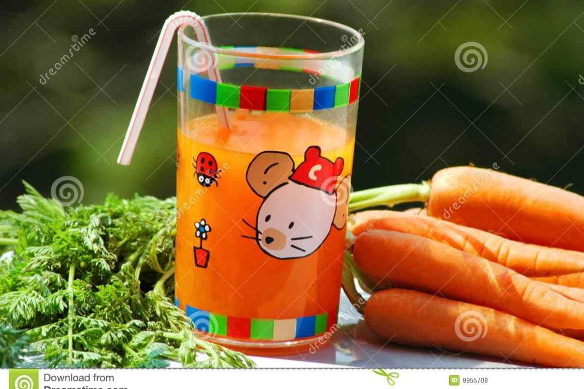 Як давати морквяний сік дитині
