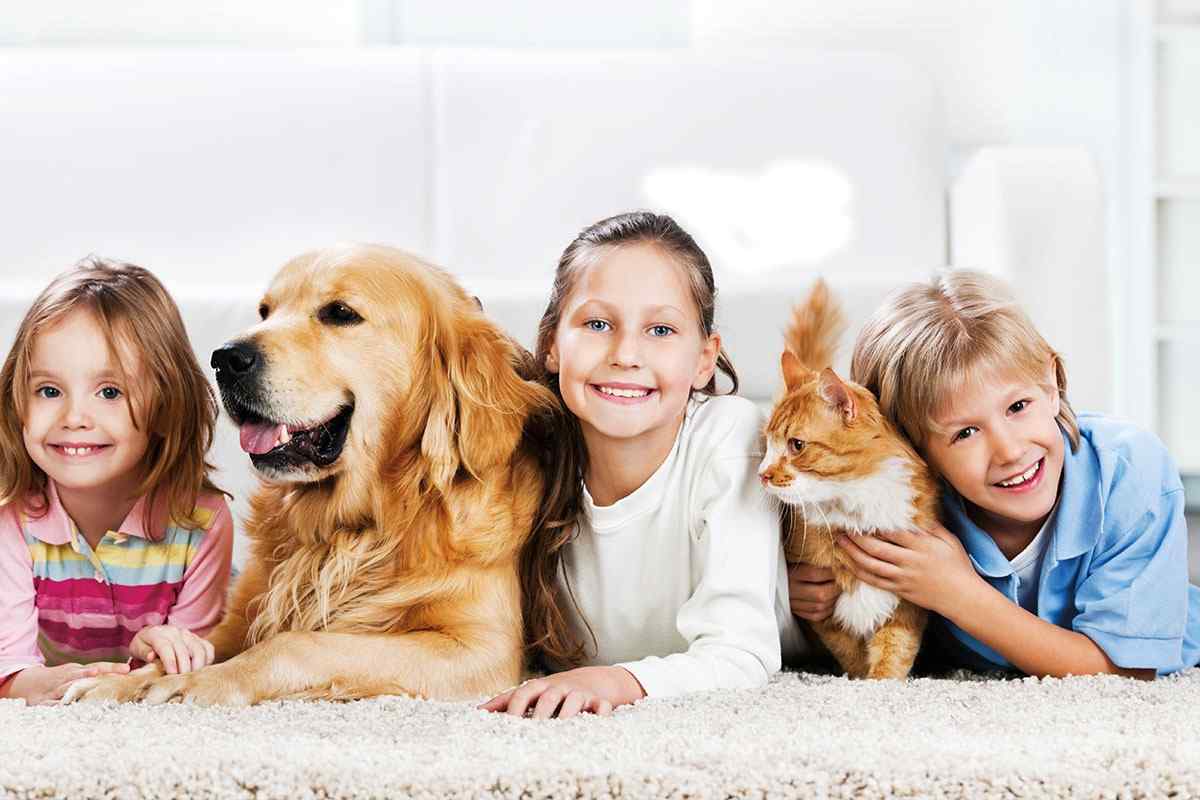 Які домашні тварини найкраще впливають на дітей