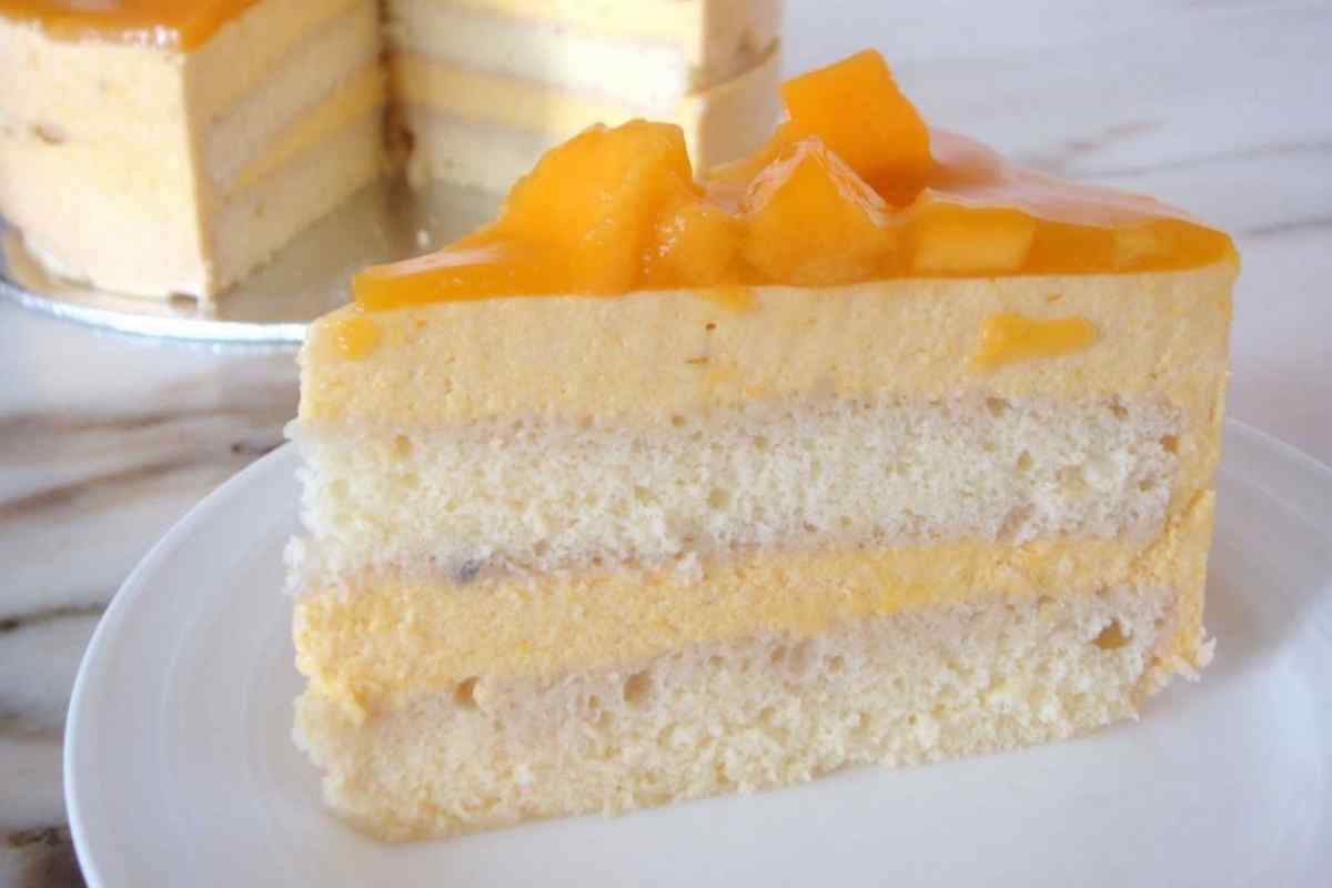 Торт-суфле з манго