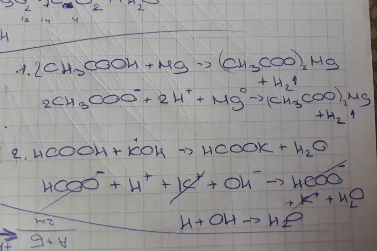Як скласти молекулярне рівняння реакції