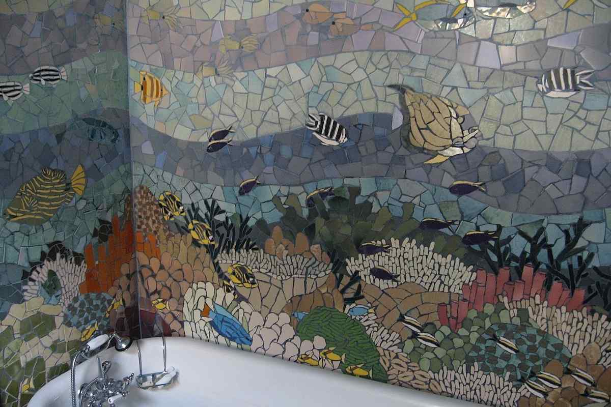 Як викласти мозаїку у ванній своїми руками
