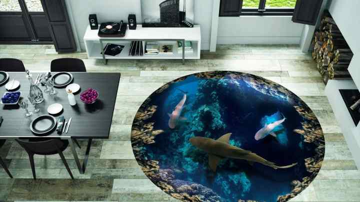 Декоративні наливні 3D підлоги