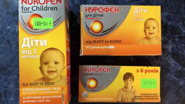 Нурофен для дітей: інструкція щодо застосування