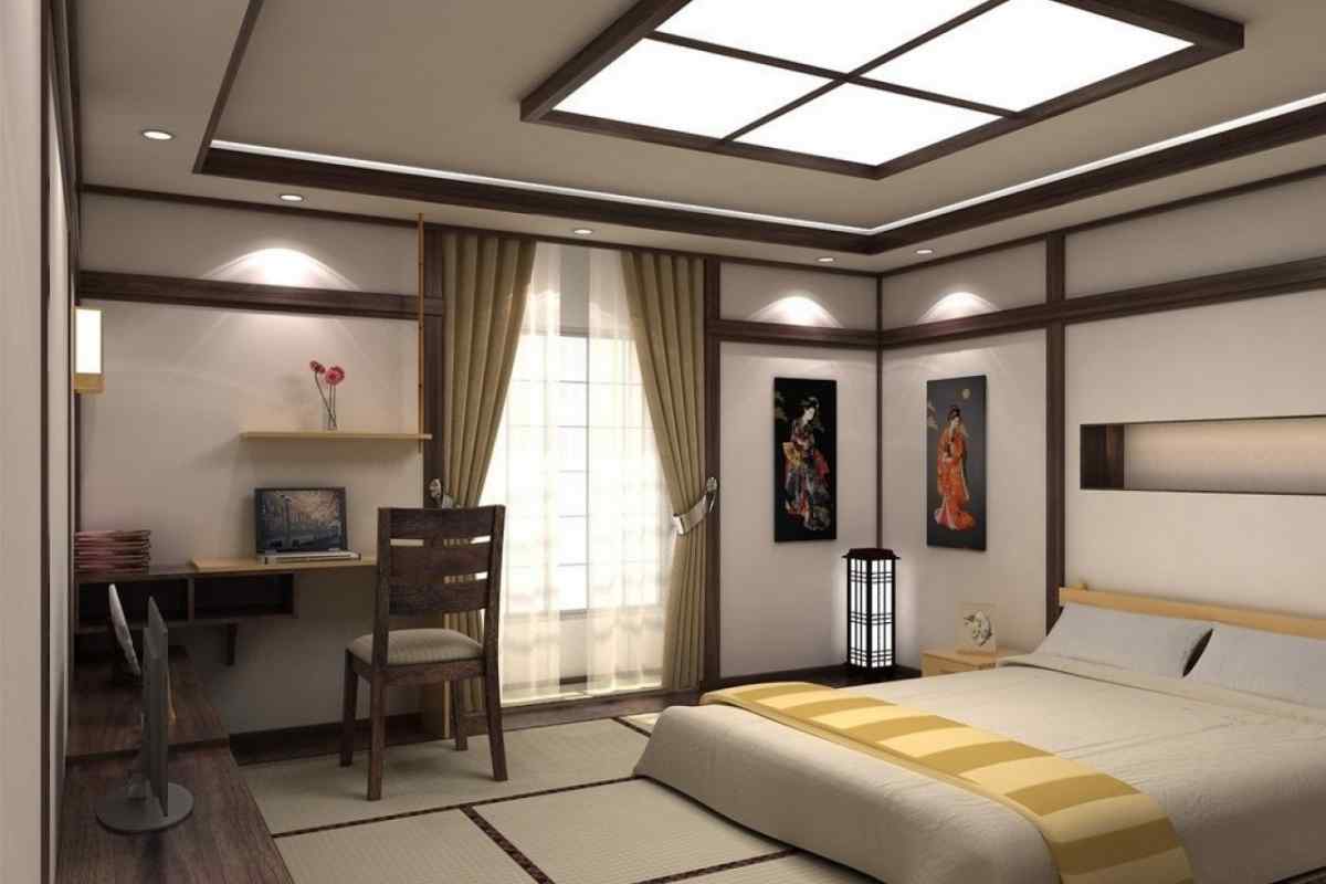 Японська спальня для сучасної квартири