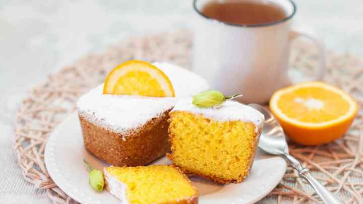 Як приготувати апельсиновий кекс з м 'ятою