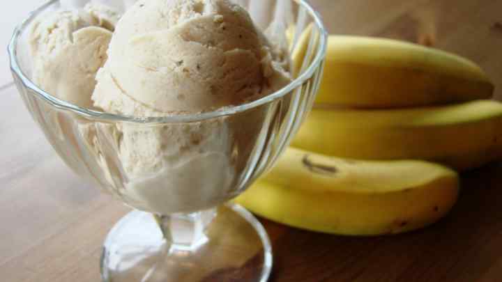 Як зробити морозиво з бананів