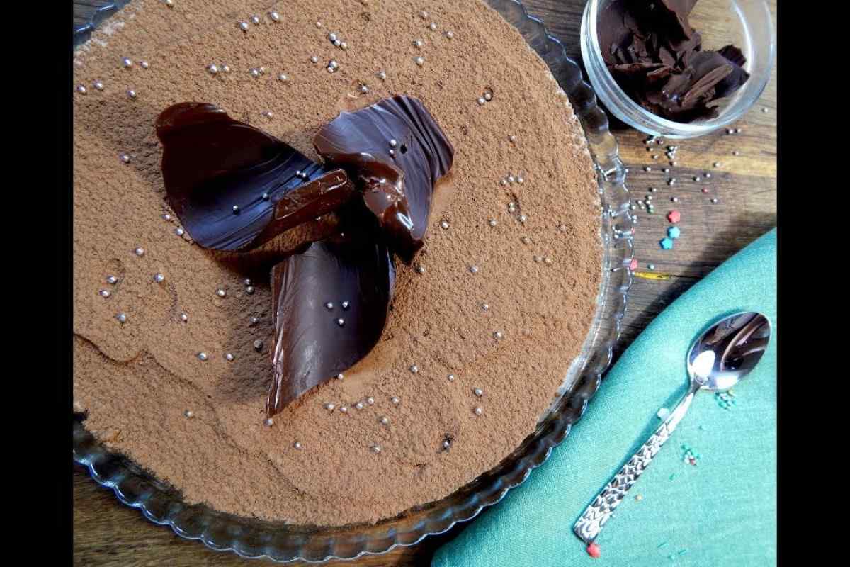 Торт-десерт "" Шоколадно-банановий мусс "