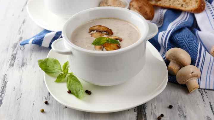 Як приготувати крем-суп з грибами