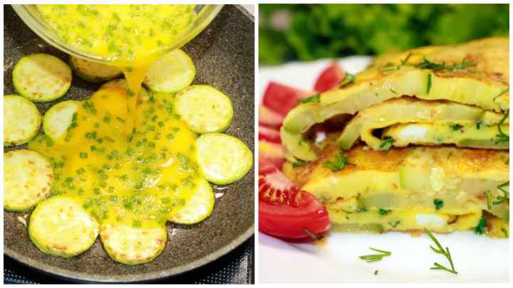 Смачний сніданок: фріттата з яйцями і кабачками