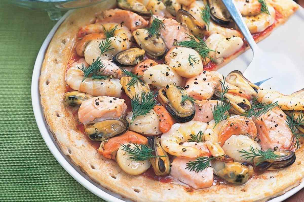 Морська піца з креветками: екзотично і смачно