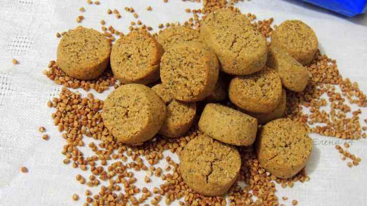 Як зробити смачне печиво з гречаного борошна без цукру