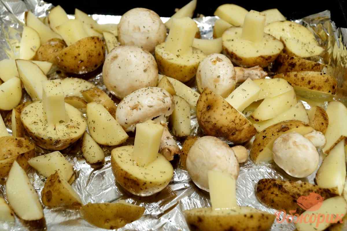 Як приготувати картоплю з грибами
