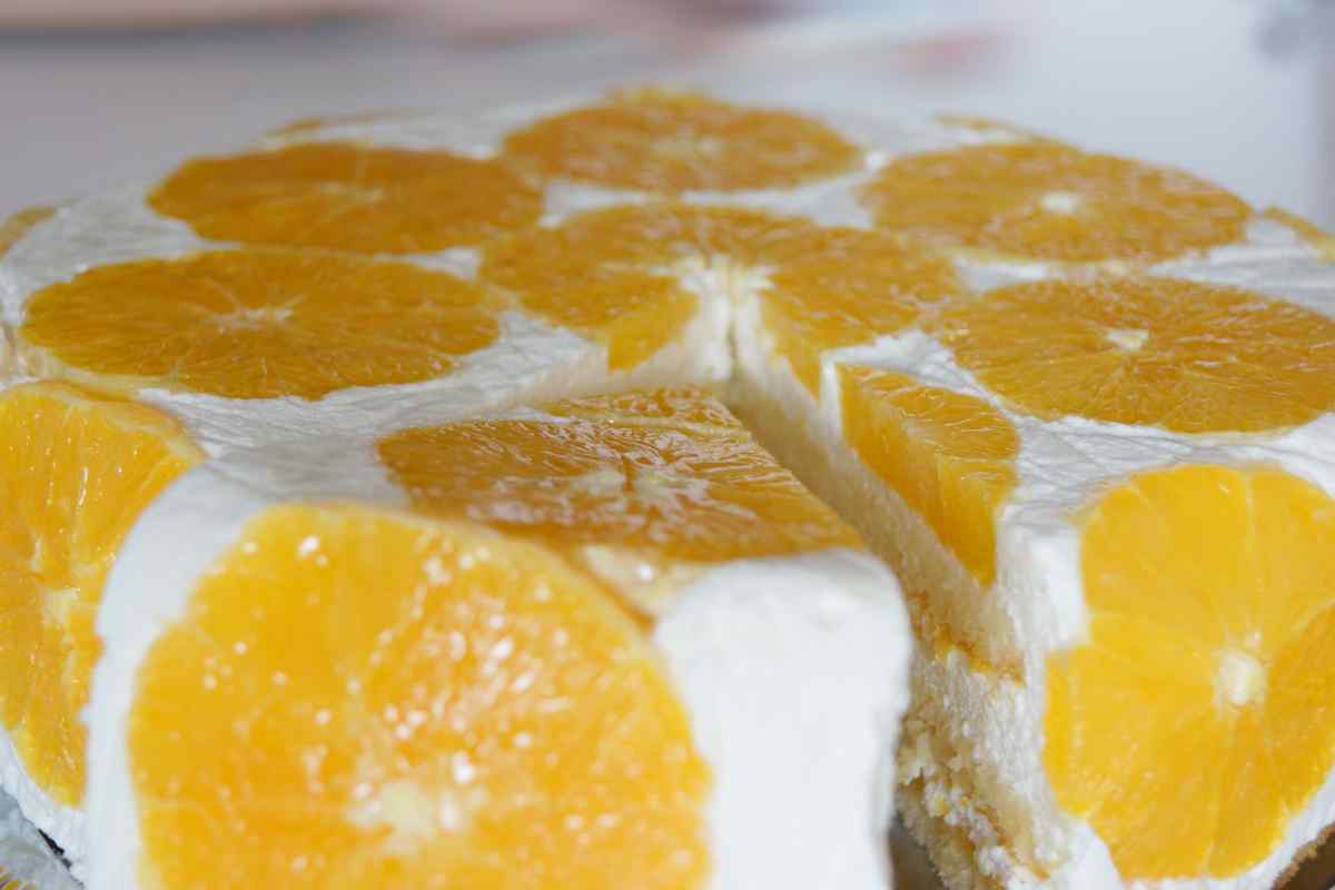Тортик з апельсинами