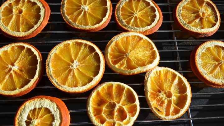 Як засушити апельсин