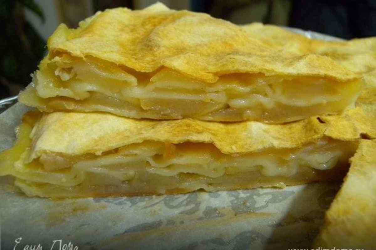Як приготувати яблучний пиріг з тіста філо