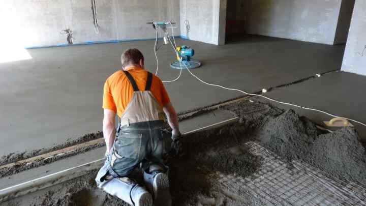 Як відремонтувати бетонну підлогу