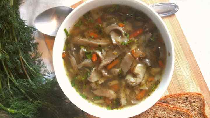 Огірковий суп з водоростями комбу і грибами шиїтаці