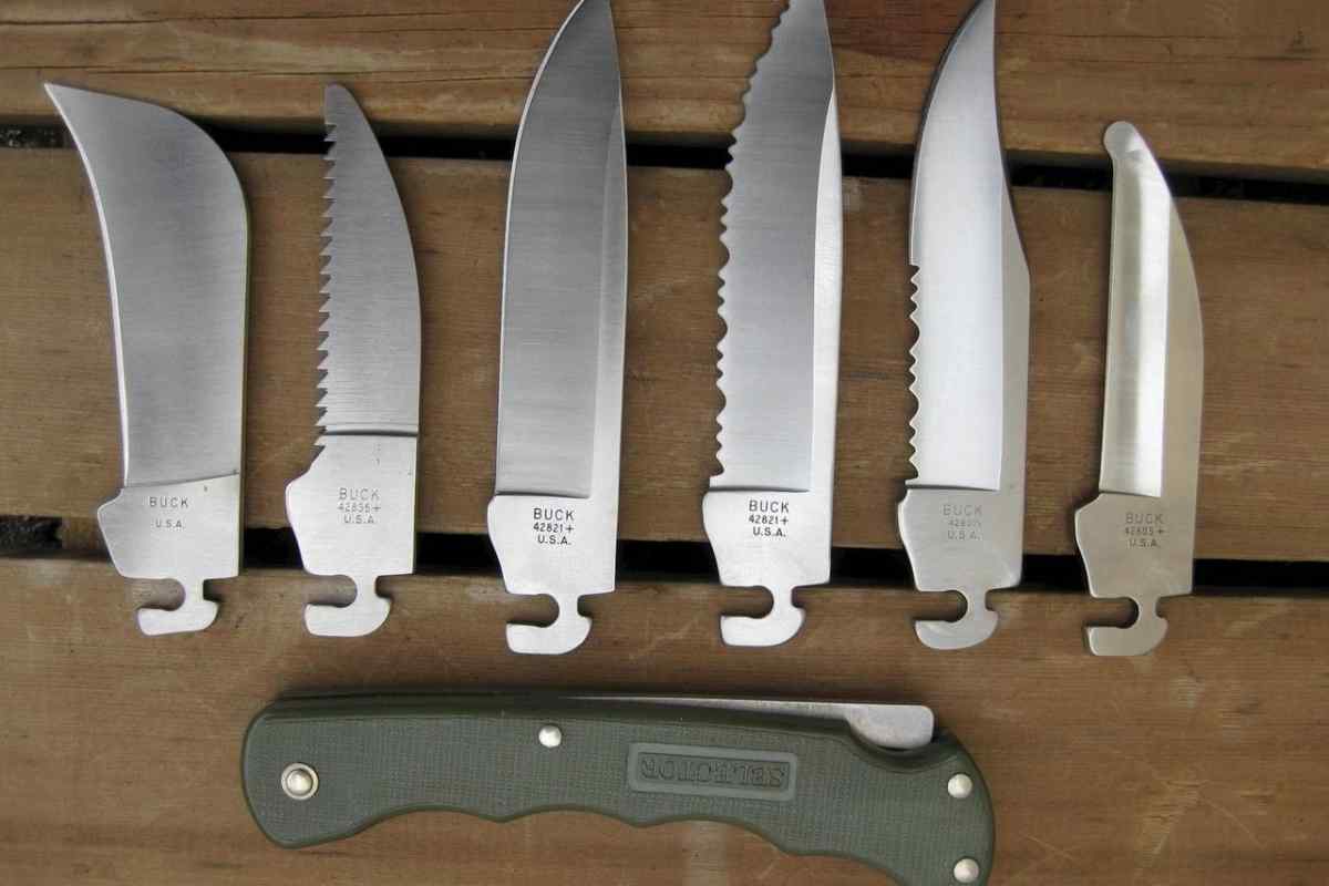 Основні види ножів. Види складних ножів