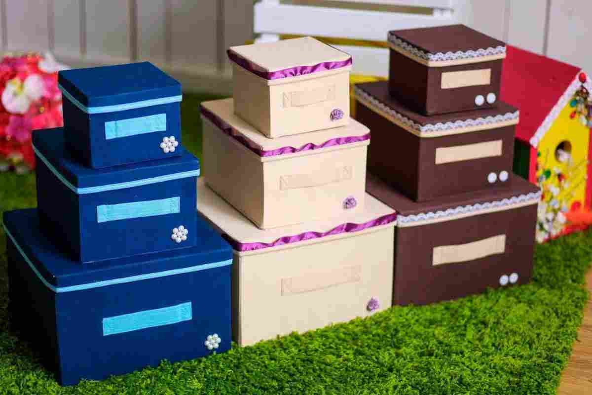 Як зробити красиві коробки для зберігання речей