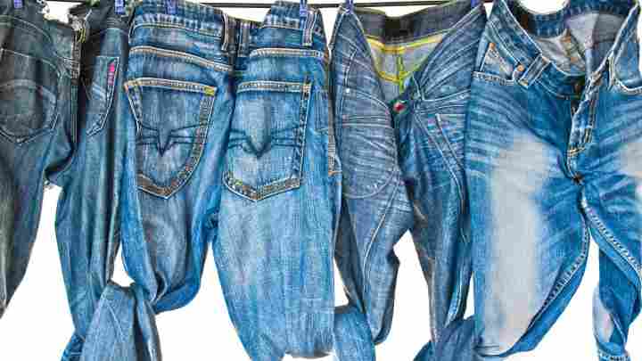 Як висушити джинси