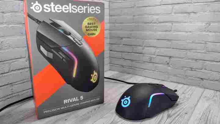 SteelSeries представила ігрову мишу Rival 5 - дев'ять кнопок і ціна 70 євро