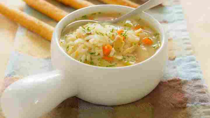 Сирний суп з рисом