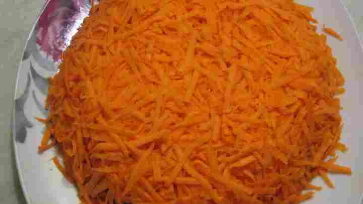 «Салат з сирої моркви, апельсина і курки»