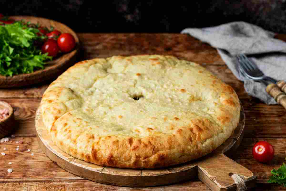 Пирог с сыром Сулугуни