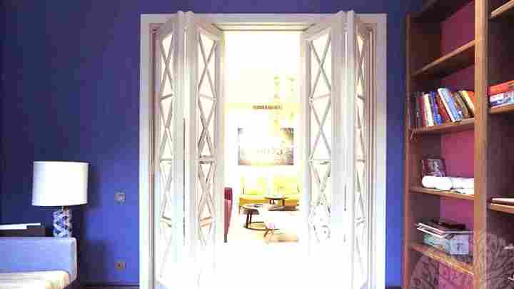 Міжкімнатні двері-гармошка: плюси і мінуси