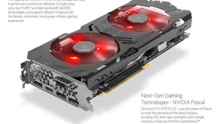 GALAX випустила однослотовий варіант GeForce GTX 1070 