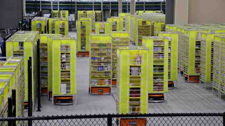 Amazon розповіла про використання на складах роботів Kiva 