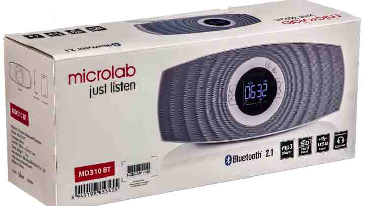 Microlab представила портативний бумбокс MD310BT