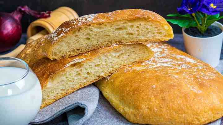 Хліб чіабата - 6 рецептів, як спекти італійський хліб у домашніх умовах